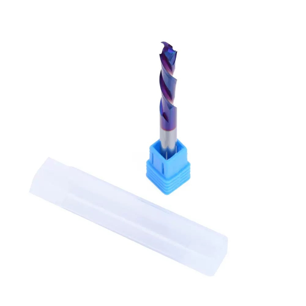 1/8" Solid Carbide Downcut Flush Trim Bit – 1/4" Shank