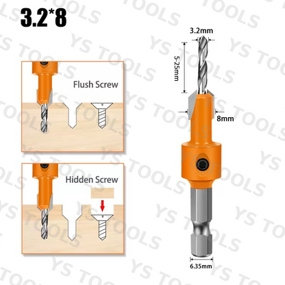 Countersink Bit – Hex & Round Shank
