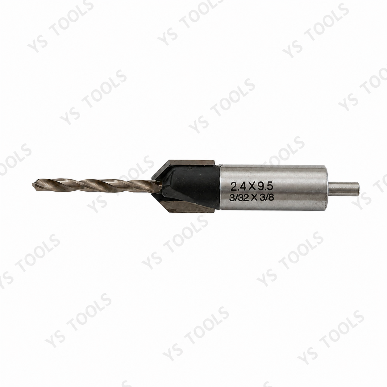 Solid Carbide Countersink Drill Bit Set with Adjustable Depth Stop – 5-Piece