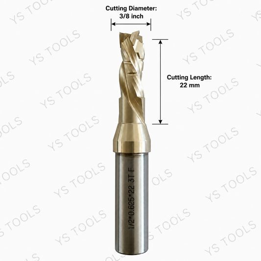3/8"*22MM-3T TCT Compression Spiral Bit