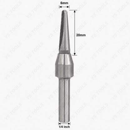 6mm TCT Arc Grooving Router Bit