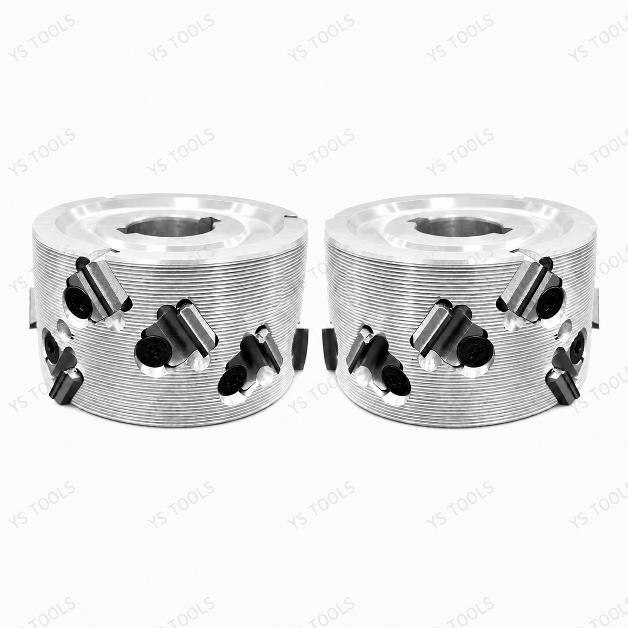 Pair of PCD Pre-Milling Cutter Heads with Disposable Blades – Left & Right Rotation for Edge Banding Machines