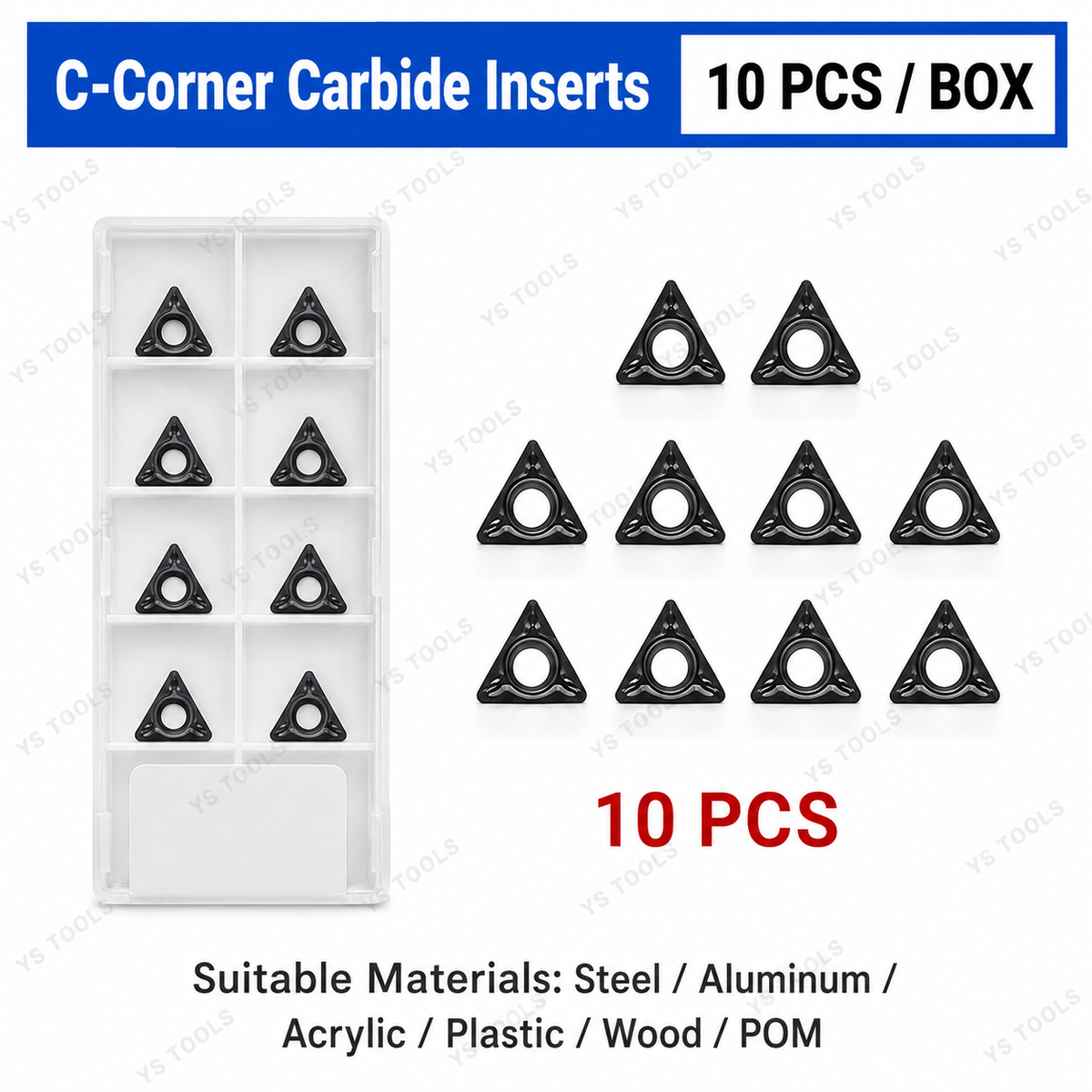 Portable Pneumatic Chamfering Machine – R & C Radius Inserts Set