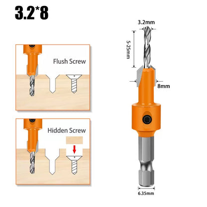 3.2mm Countersink Bit – Hex Shank