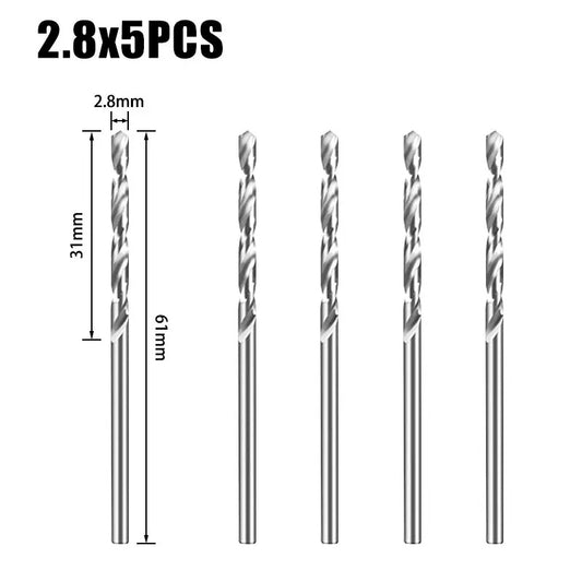 Countersink Bit Pilot Drill – 2.8 mm (5 PCS Set)