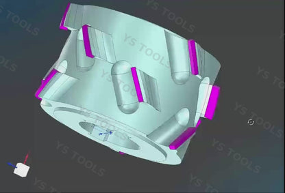 Pair of PCD Pre-Milling Cutter Heads with Disposable Blades – Left & Right Rotation for Edge Banding Machines