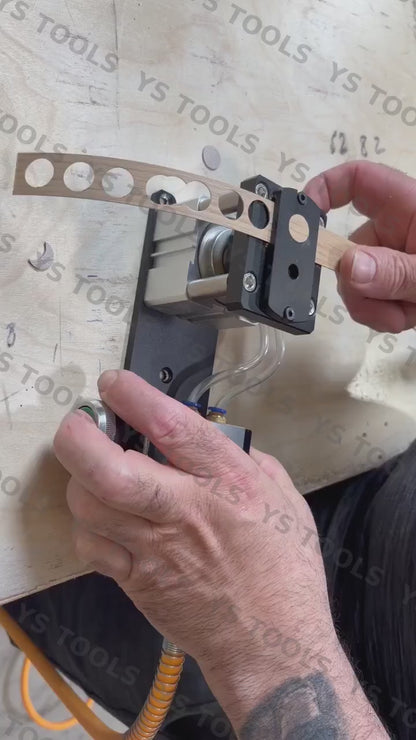 Pneumatic Edge Banding Dual-Hole Puncher — Φ8mm & Φ15mm